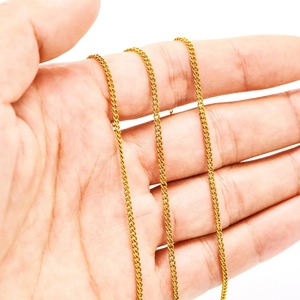 Collier en acier inoxydable de 2 mm pour femmes et hommes, chaîne à maillons en O pour pull, ras-du-cou, bijoux, accessoires, cadeau DIY - Product Image 3