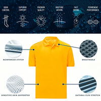 Polo pour homme à imprimé graphique 3D chat, motif feuille marron vintage, manches courtes, col à revers, boutonné, style décontracté, pour le golf