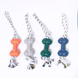 Juguete de cuerda de algodón para cachorros, dientes para moler, hueso de púas resistente a mordeduras, entrenamiento de juguete para mascotas de alta mordida - Product Image 5