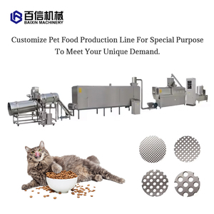 Línea de Producción de Alimentos para Mascotas Baixin, Totalmente Automática, para Perros y Gatos, Alta Capacidad, Sistema de Extrusión de 100-1200 kg/h - Product Image 3