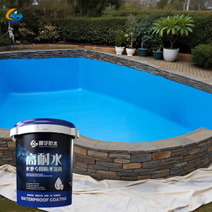 สีเคลือบพื้นสระว่ายน้ำ <span class=keywords><strong>ปูน</strong></span>ซีเมนต์ ลานบ้าน ทนทานต่อน้ำทะเล สีน้ำเงินมิดไนท์ ติดทนนานที่สุด - Product Image 2