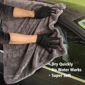 Serviette de séchage pour le detailing automobile en microfibre à boucles torsadées 1400gsm 1600gsm (80% polyester 20% polyamide) pour voitures - Product Image 4
