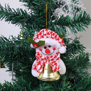 Vendita calda accessori per la moda per la casa Super Soft peluche fiocco di neve campane per l'albero di natale per la vigilia di <span class=keywords><strong>capodanno</strong></span> ornamenti - Product Image 4