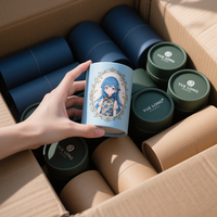 Emballage de boîte de tube en papier rond Push Up kraft de luxe personnalisé Tube de carton torsadé pour produit alimentaire