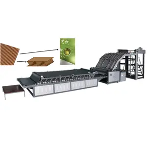 ZHENHUA 1300mm Semi Automatique Flûte Plastifieuse Haute Table Élévatrice Ondulée Emballage Carton Boîte Faisant La Machine