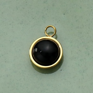 Nuevos Diseños 2025: Dijes de Acero Inoxidable con Baño de Oro de 18K, Resistentes al Deslustre, para Fabricación de Joyas DIY con Piedras Preciosas al por Mayor - Product Image 3