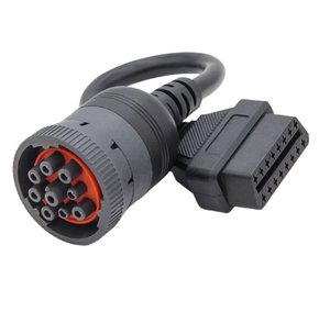<span class=keywords><strong>Cable</strong></span> de Diagnóstico J1939 Personalizado Directo de Fábrica, 9 Pines/6 Pines a 16 Pines, <span class=keywords><strong>Cable</strong></span> OBD para Camiones Pesados - Product Image 5