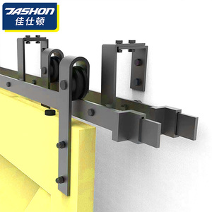 7.5Ft Cao Cấp Phía Trước Và Phía Sau Bằng Gỗ Trượt Treo Cửa Đường Sắt Phần Cứng Bộ Dụng Cụ Phụ Kiện - Product Image 3