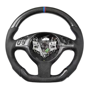 Volante de fibra de carbono serie 1 3 5 6 7 8 adecuado para M340i 540i 328i 535i F10 M140i 335i <span class=keywords><strong>E36</strong></span> E39 E46 E53 E60 E63 E70 E71 - Product Image 2