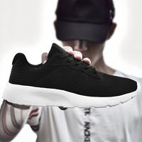 2022 nouvelle mode respirant léger hommes femmes amoureux grande taille 45,46,47 taille noir chaussures baskets formateurs
