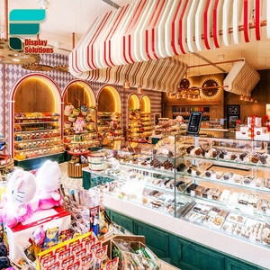 Perakende sakızlı şeker vitrin rafları şeker ahşap Kiosk için fabrika fiyat şeker ekran - Product Image 5