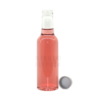 Botol plastik Mini untuk alkohol 30ml 50ml 120ml 150ml 330ml 350ml botol Shot minuman keras