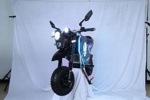 Moto électrique 10000W pour adultes, 72V 40Ah, puissante, vélo électrique de route, frein à <span class=keywords><strong>disque</strong></span> double 14 pouces, scooter de course en aluminium - Product Image 2