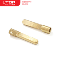 Raccords de tige linéaire filetés en laiton sur mesure, embouts en laiton