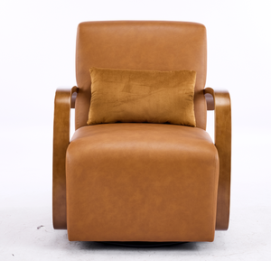 Fauteuil d'appoint moderne en velours sans accoudoirs / Fauteuil de loisirs pour salon, bureau à domicile, chambre à coucher, rembourré, imperméable et écologique - Product Image 3