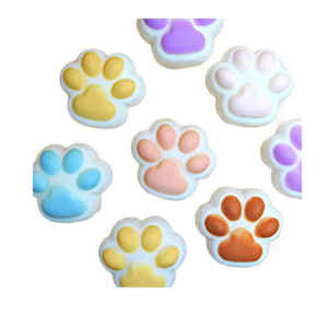 Jouet à presser en forme de patte de chat mignon, en TPE et silicone souple, jouet anti-stress pour enfants de 2 à 4 ans, unisexe, multicolore - Product Image 3