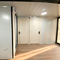 Avrupa Standartlarında Prefabrik Konteyner Ev Modern Çevre Dostu Yaşanabilir Katlanabilir 20ft Genişletilebilir Konteyner Ev
