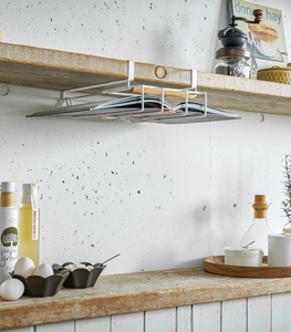 Organisateur <span class=keywords><strong>de</strong></span> <span class=keywords><strong>cuisine</strong></span> à deux niveaux Porte-livres <span class=keywords><strong>de</strong></span> <span class=keywords><strong>cuisine</strong></span> pour tablettes en métal et bois - Product Image 2