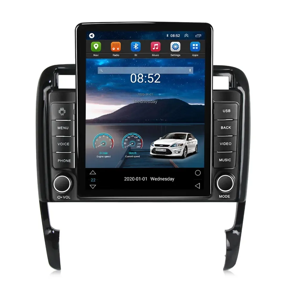 Android11 auto electronics For Porsche Cayenne I 1 9PA 2002 - 2010 8+128GB Carplay GPS split screen 360 camera car radio