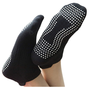 Chaussettes antidérapantes en coton <span class=keywords><strong>pour</strong></span> femmes et hommes, <span class=keywords><strong>pour</strong></span> <span class=keywords><strong>trampoline</strong></span>, sans couture, en PVC, avec grip en silicone - Product Image 2