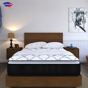 Matelas pour meubles de maison dans une boîte matelas hybride hôtel latex gel mousse à mémoire de forme printemps bonnell matelas à ressort