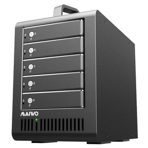 MAIWO aluminium <span class=keywords><strong>Multi</strong></span> 5 baies USB3.2 Gen1 2.5 " / 3.5" SATA HDD / SSD boîtier - Product Image 2