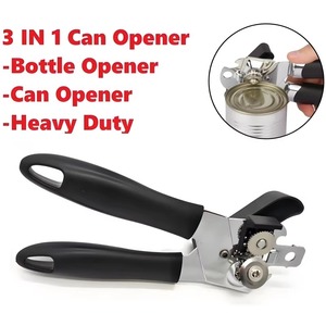 Professional Tin Manual Can Opener Multifunctional Stainless Steel <b>Beer</b> Grip Opener Side Cut Cans <b>Bottle</b> Opener Kitchen Gadgets - Product Image 1