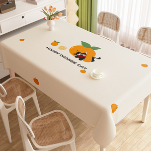 Wasserdichte Bedruckte Rechteckige Tischdecke Stoff Blumenmuster Cartoon Esstisch-Abdeckung Ölabweisend Abwischbare Tischdecke Tischset - Product Image 5