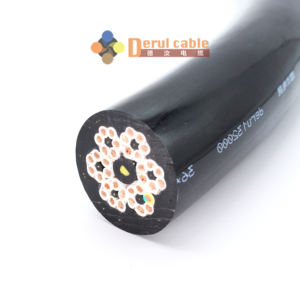 Cable de carrete de polipasto Cable redondo de grúa flexible de bajo voltaje con funda PUR para grúa aérea y polipasto - Product Image 3