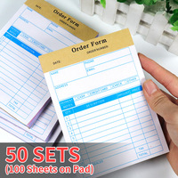 Papier continu autocopiant NCR A4 personnalisé pour imprimante, rame de 1 à 3 plis, pour livres de factures