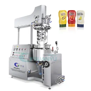 Máquina mezcladora emulsionante homogeneizadora al vacío de alta calidad Guanyu, gran oferta, crema/pomada, mezclador emulsionante homogeneizador al vacío