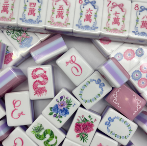 Originale LoveShackFancy X OhM Sorbet Garden LoveShackFancy X Tappetino con Piastrelle Coquette - Product Image 1