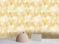Harga pabrik 53cm lebar Wallpaper timbul abstrak geometris dinding Mural desain Wallpaper PVC untuk dekorasi dinding Interior