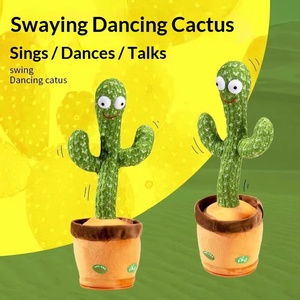 <span class=keywords><strong>Cactus</strong></span> Dansant qui Apprend à Parler, Chante, Se Balance, Se Tord et Répète - Jouet Électrique pour Bébés, Tout-Petits et Enfants - Cadeau pour Enfants - Product Image 2