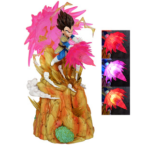 Figura de <span class=keywords><strong>Vegeta</strong></span> de Dragon Ball Z, <span class=keywords><strong>Vegeta</strong></span> IV <span class=keywords><strong>VS</strong></span> Son <span class=keywords><strong>Goku</strong></span>, Decoración Luminosa para Escritorio, Regalos, Figura de Acción de Anime, Modelo de Juguete - Product Image 6