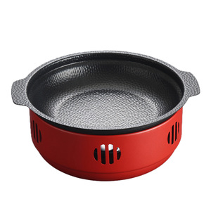 Stainless Steel Dry Pot Cookware 3 Layer Steel Plate Alcohol Stove Mini Hot Pot Commercial Use - Product Image 2