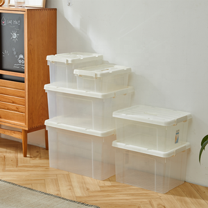 Wholesale boxes storage box plastic durable and strong plastic tool box with lid and handle