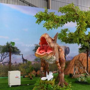 Tyrannosaure Rex Animatronique Réaliste, Modèle Grandeur Nature en Métal Fait Main, Caractéristiques Personnalisables, Infrarouge, pour Centre Commercial - Product Image 4
