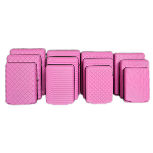 Juego de Maletas Modernas de Lujo Semiterminadas de ABS, 12 Piezas, Ligeras, con Ruedas Giratorias, Gran Capacidad, Color Personalizado, Venta al Por Mayor - Product Image 2