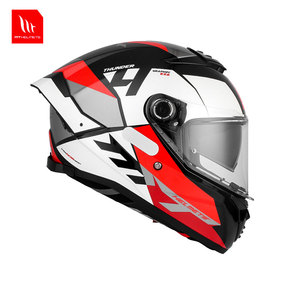 Casque intégral unisexe MTHELMETS THUNDER 4 SV certifié ECE, ventilé toutes saisons, design uni, matériau ABS, doublure en polyester - Product Image 6