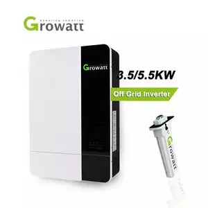Cargador inversor de corriente Growatt 3500W 5000W inversor de potencia de onda sinusoidal pura todo en uno inversor monofásico de batería