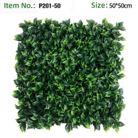 Panneau mural végétal artificiel 50x50cm en gros, panneau mural en herbe verte pour décoration extérieure et intérieure, hôtels, centres commerciaux, aménagement paysager, personnalisable