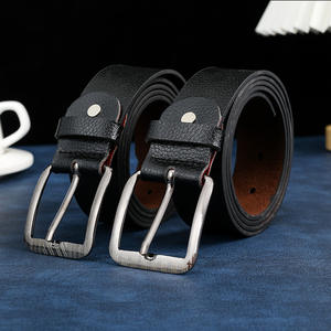 Ceinture en cuir <span class=keywords><strong>pour</strong></span> <span class=keywords><strong>homme</strong></span> avec boucle en alliage de designer tendance 2025, matériau de chaîne robuste, boucle en alliage de fer et de zinc <span class=keywords><strong>pour</strong></span> la <span class=keywords><strong>taille</strong></span> - Product Image 1