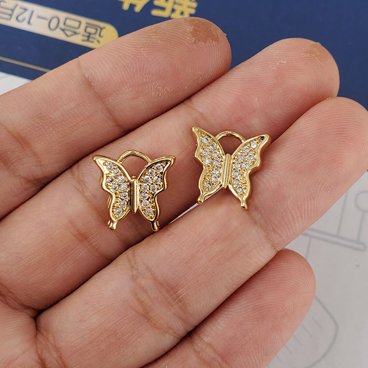 18金 mini monaca charm Shop Sydney Evan 14k Gold & Diamond Chihuahua Charm