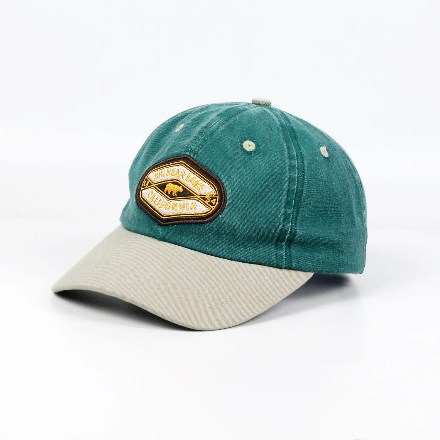 Haute qualité Soft Top 6 panneaux casquettes de baseball coton lavé mince matériel chapeaux casquettes