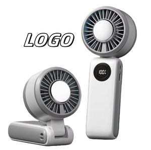 X418 2025, Nuevo Ventilador de Mano Recargable, Plegable, Portátil, con 100 Niveles de Velocidad, Enfriamiento Rápido, 4000mAh, LED - Product Image 1