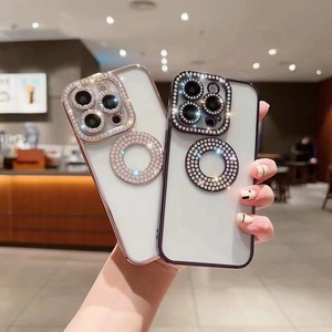 Custodia <span class=keywords><strong>trasparente</strong></span> per telefono <span class=keywords><strong>con</strong></span> motivo CD <span class=keywords><strong>con</strong></span> motivo diamantato bling <span class=keywords><strong>cover</strong></span> per <span class=keywords><strong>iPhone</strong></span> 15 14 13 12 <span class=keywords><strong>11</strong></span> pro max <span class=keywords><strong>cover</strong></span> in TPU <span class=keywords><strong>trasparente</strong></span> - Product Image 5