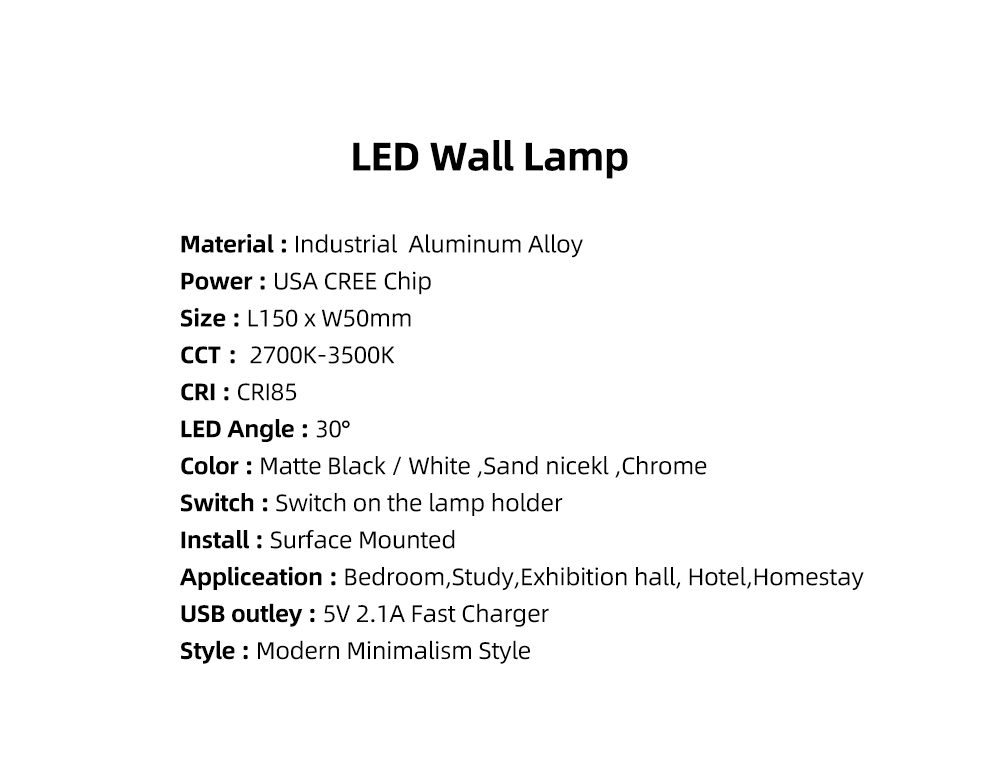 2021 New Concepts 3w Surface Mounted Led Ceiling Reading Light