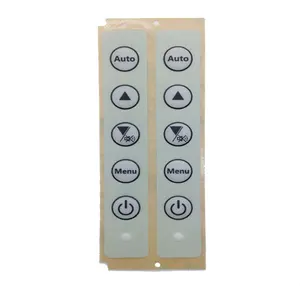 Custom Adhesive Sticker Silk Screen Printing Polycarbonate Polyester Acrylic Label Membrane Keypad Graphic Overlays Electronics