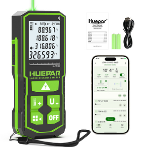 <span class=keywords><strong>Huepar</strong></span> S100-G - <span class=keywords><strong>Medidor</strong></span> de Distancia Láser Digital Verde Mini Bluetooth de Mano, 100 m, Baterías Recargables, Puerto Tipo C - Product Image 1